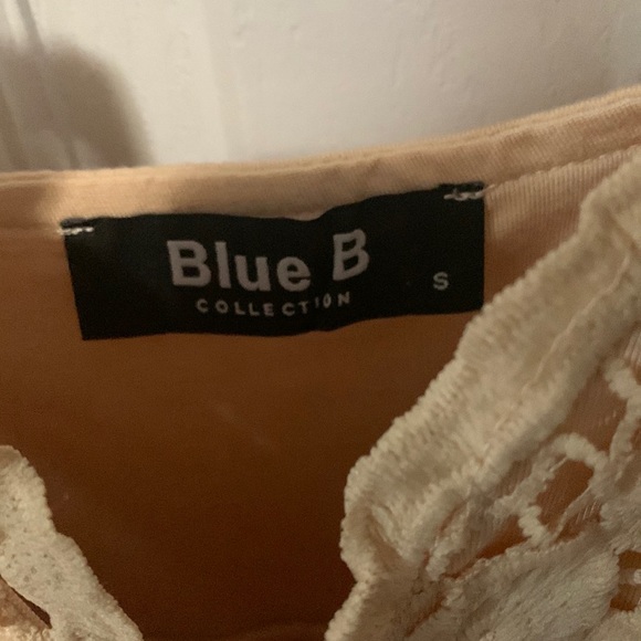 Blue B Collection Nude Lace Bralette Camisole Top US Size Small - Picture 6 of 7